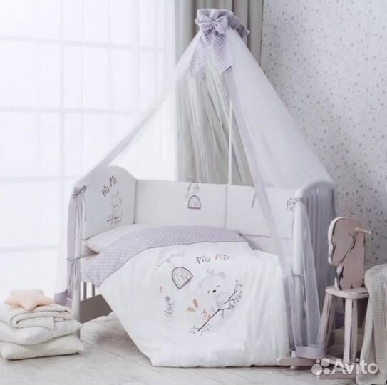 Постельное белье, бортики, балдахин