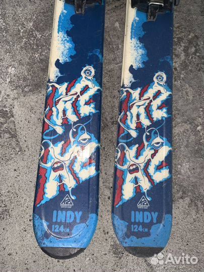 Горные лыжи 124 детские k2 indy