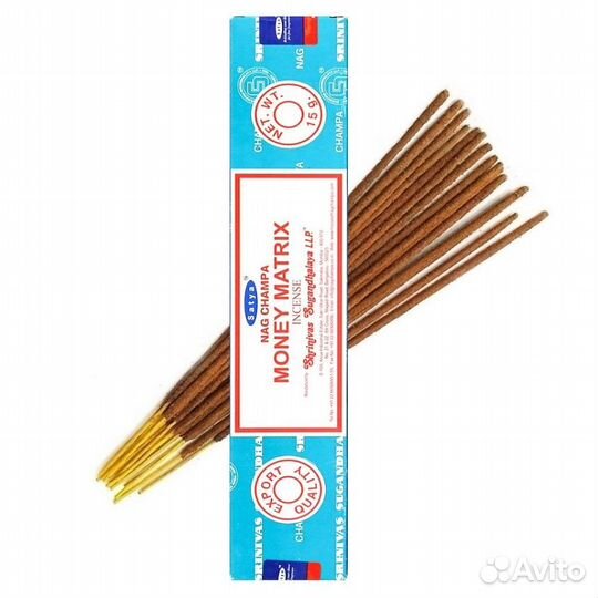 Аромапалочки Денежная Матрица (Money Matrix), Saty