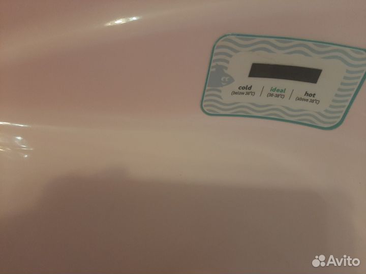 Ванночка для купания с горкой и термометром