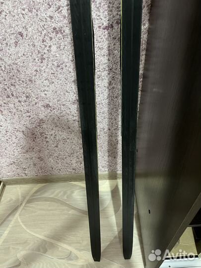 Беговые лыжи, палки, ботинки