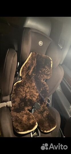 Меховая накидка для детского кресла и санок