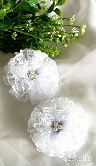 Кружевные бантики на 1 сентября