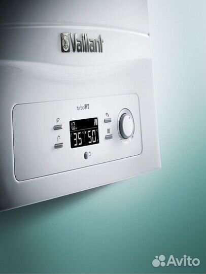 Газовый котёл Vaillant turbo24 кВт двухконтурный