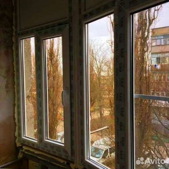 Пластиковые окна. остекление домов