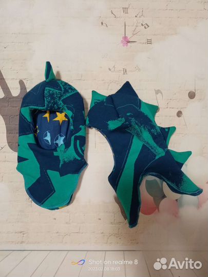 Шапка шлем для девочки 52