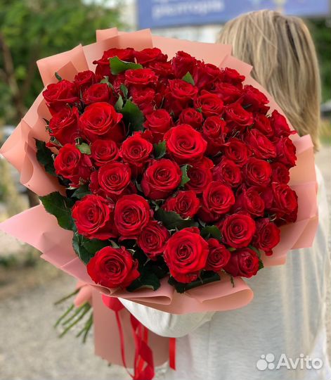 WOW Букеты из Красных Роз. Доставка/Самовывоз