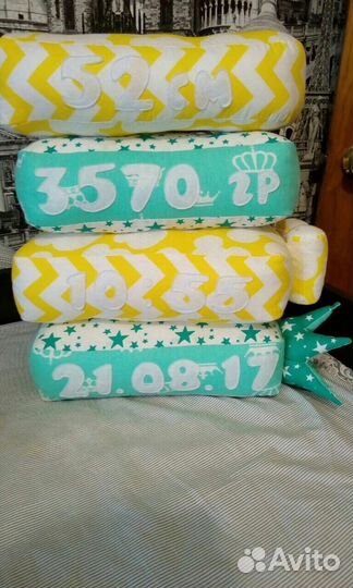 Буквы-подушки на заказ
