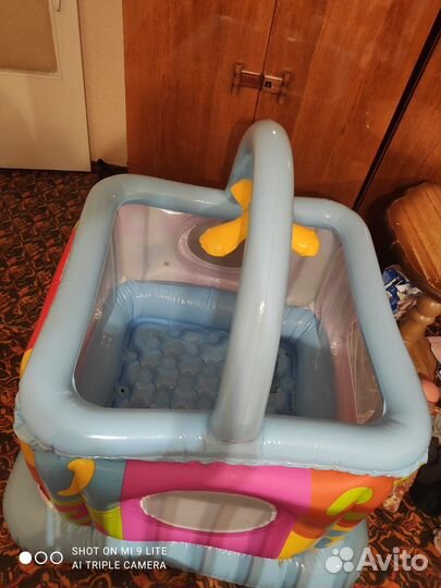 Манеж детский надувной