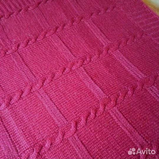 Плед одеяло детское вязаный ручная работа