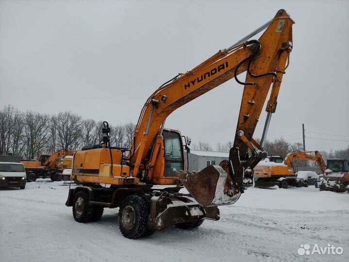 Колёсный экскаватор Hyundai R170W-7, 2005