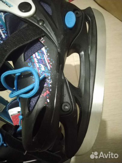 Коньки раздвижные 30 - 33 в идеале