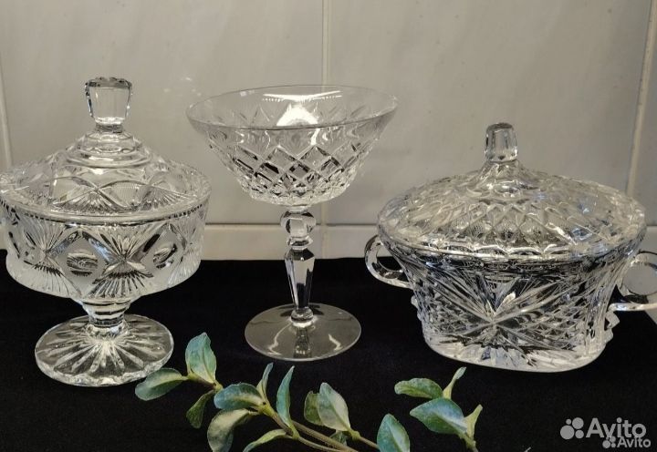 Хрустальная посуда СССР Винтаж