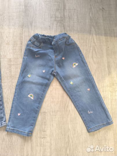 Джинсы для девочки 92