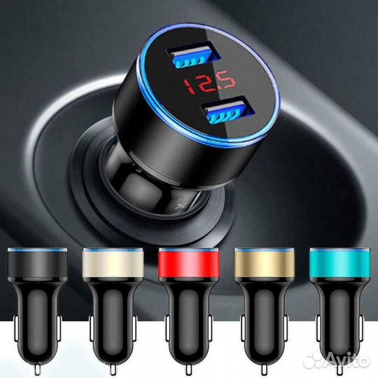 Зарядное устройство на два USB + вольтметр