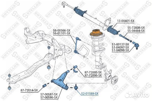 Опора шаровая mitsubishi galant 96