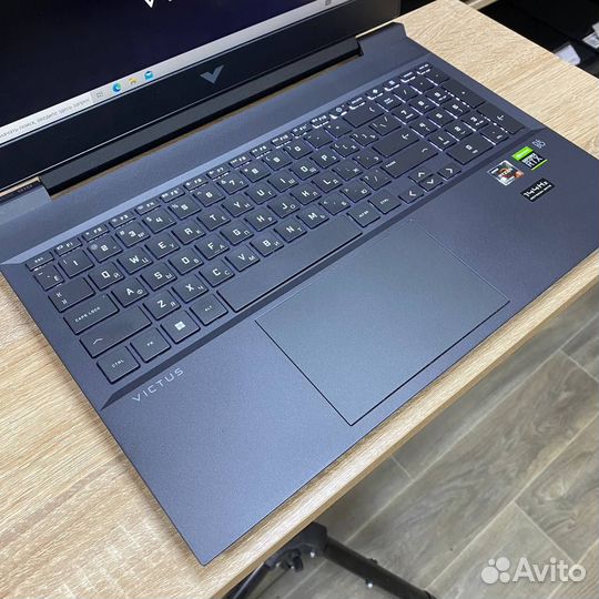 Игровой ноутбук HP Victus Ryzen 5, RTX - гарантия