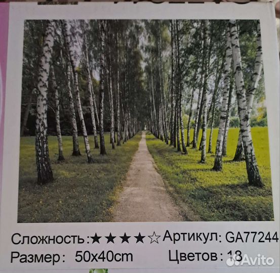 Картина из алмазной мазайки 50х40