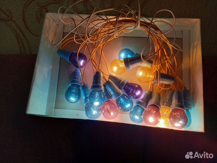 Елочная гирлянда СССР