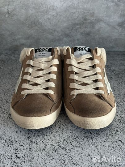 Кеды Golden Goose с мехом