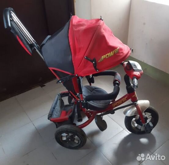 Велосипед трехколесный Power Race New (красный)
