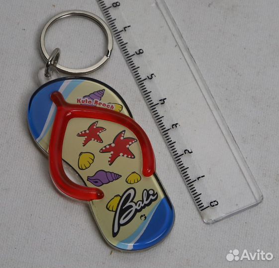 Брелок для ключей пляжные шлепки