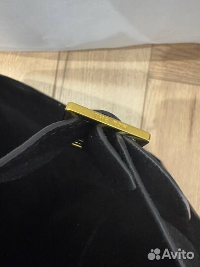 Сумка The row Margaux 17 черная замша