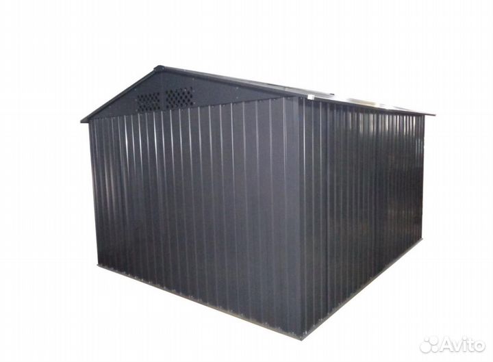 Хозблок сарай металлический 267х245 см серый