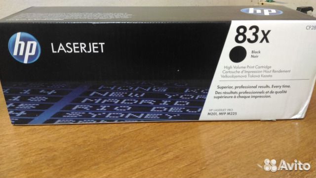Картридж HP CF283X оригинал восстановленный