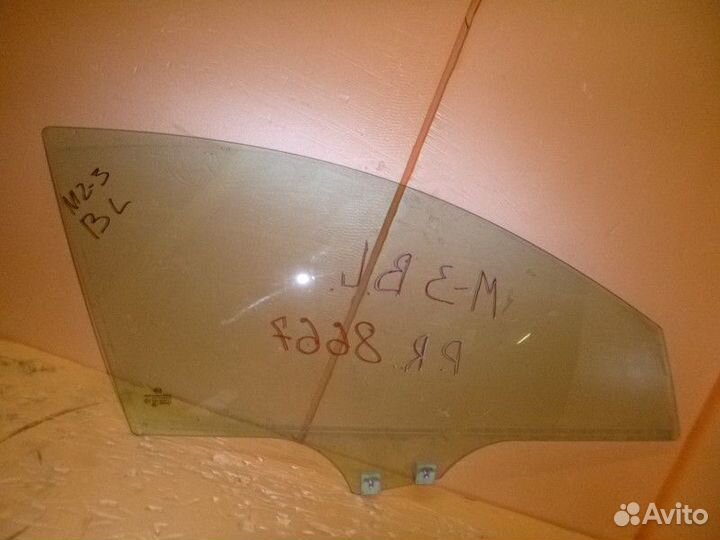 Стекло двери передней правой mazda 3 (BL) 2009-201
