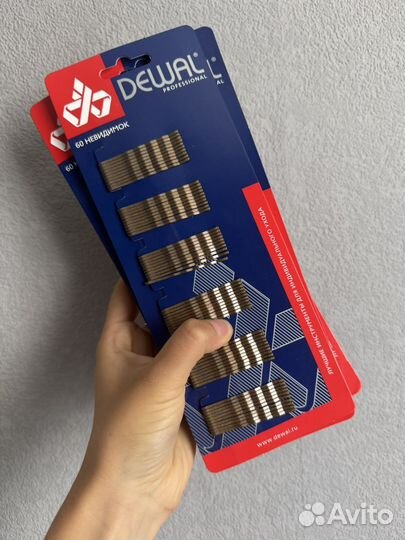 Невидимки для волос dewal