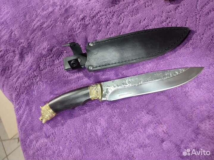 Нож сталь х12мф медведь