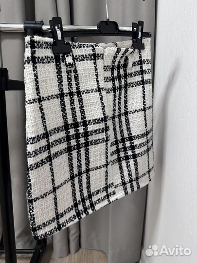 Твидовая юбка 42