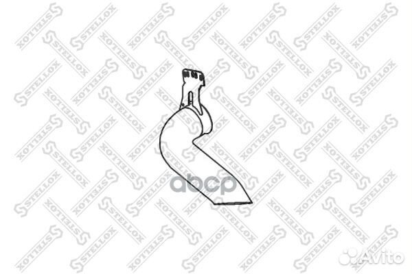 82-03743-SX труба глушителя задняяScania P/R-S