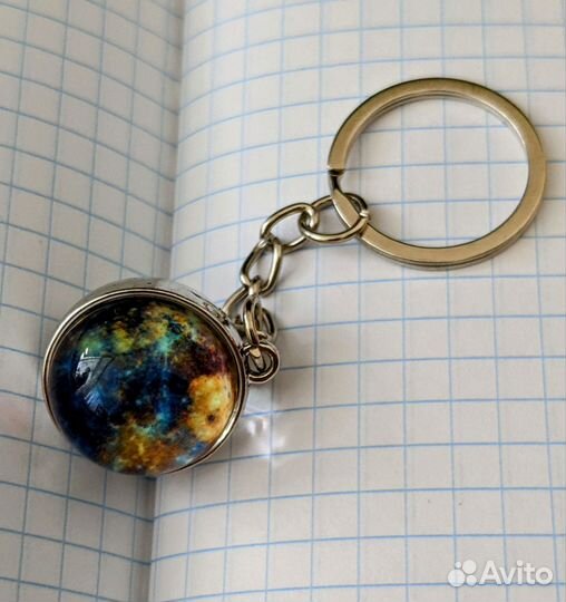 Обвес на сумку светящийся Космос Брелок новый