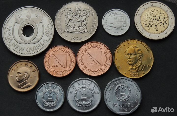 Монеты мира UNC/aUNC