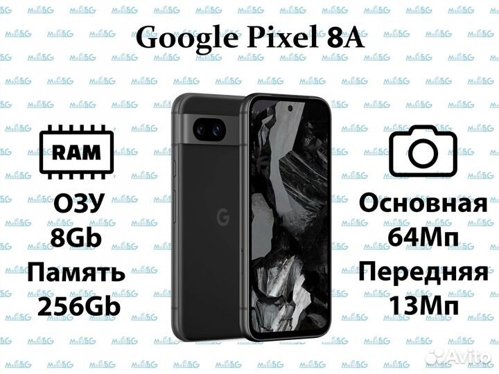 Google Pixel 8a, 8/256 ГБ