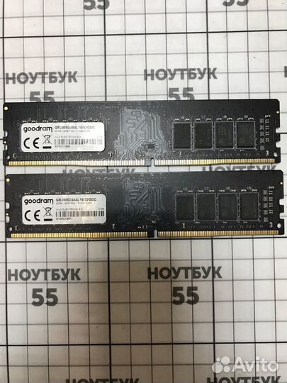 Оперативная память goodram 16 гб x 2 DDR4 2666 мгц