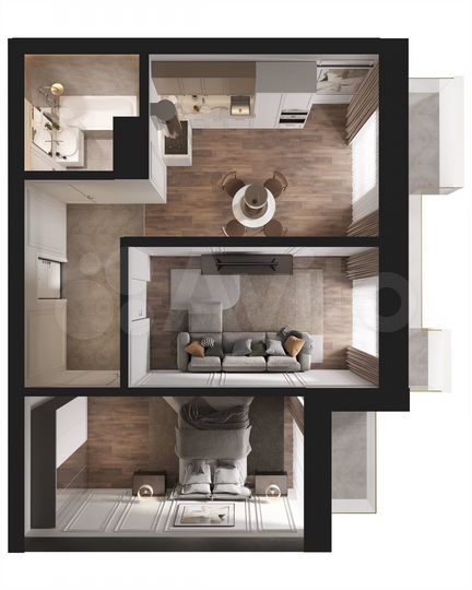 2-к. апартаменты, 72,2 м², 2/5 эт.
