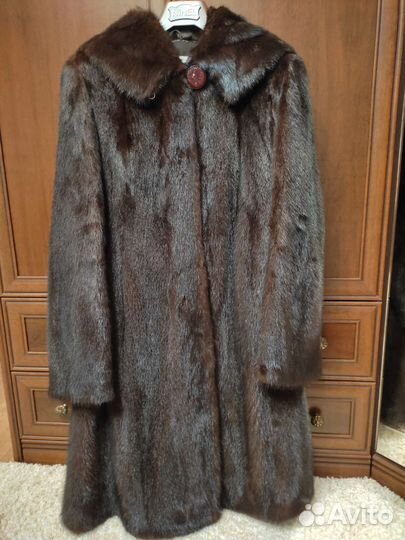Шуба норковая с капюшоном 44 46 автоледи