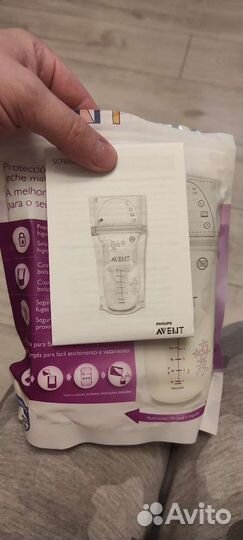 Пакеты для хранения грудного молока Philips Avent