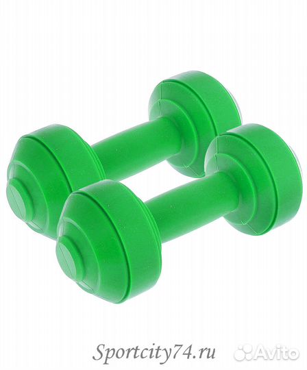 Гантели пластиковые европодвес (1 кг)