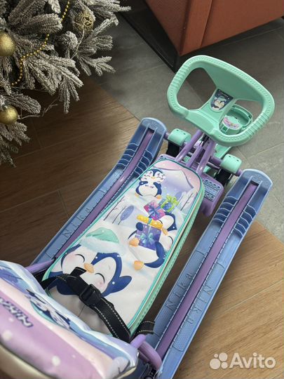 Снегокат ника с колесами