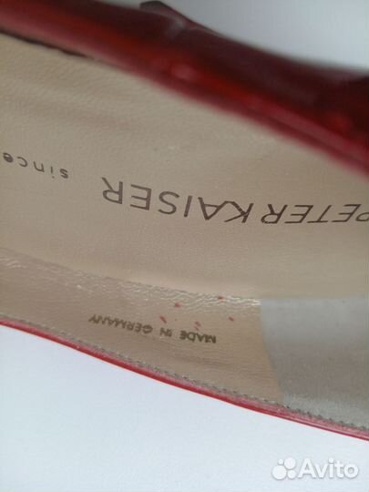 Туфли женские, Peter Kaiser, р.38 нат. кожа