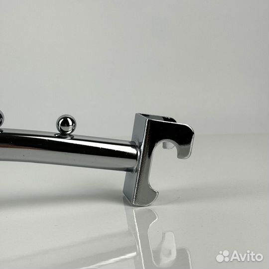 Кронштейн наклонный изогнутый на овальную трубу 9