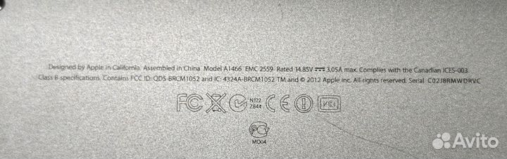 Apple MacBook Air A1466