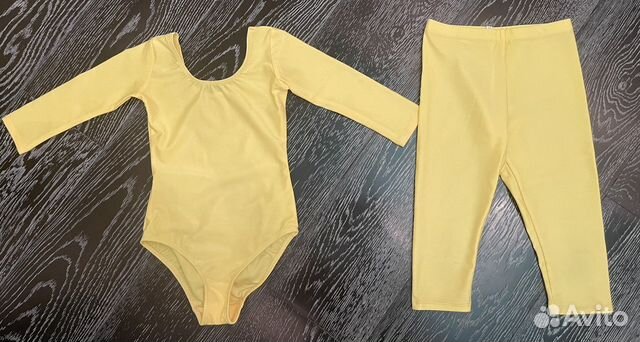 Купальник гимнастический и велосипедки