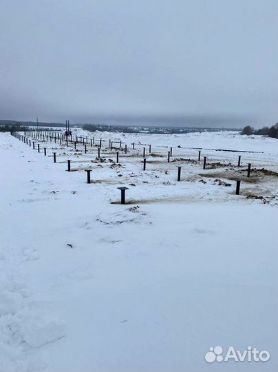 Винтовые сваи.Монтаж под ключ за 1 день