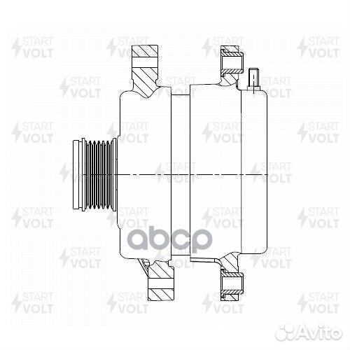 Генератор 150A LG 0892 startvolt