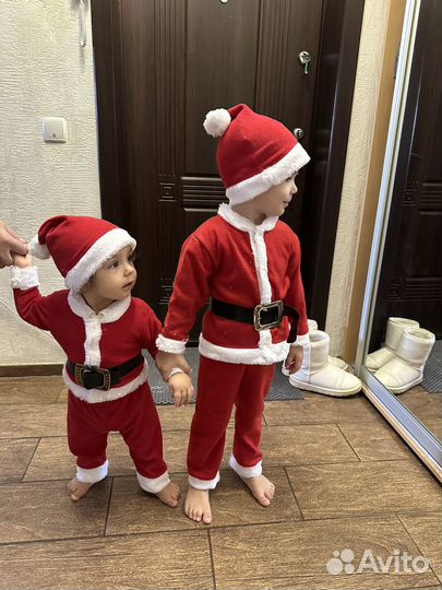 Костюм санта клауса детский